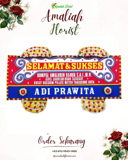 Papan Bunga Ucapan Selamat Doufo