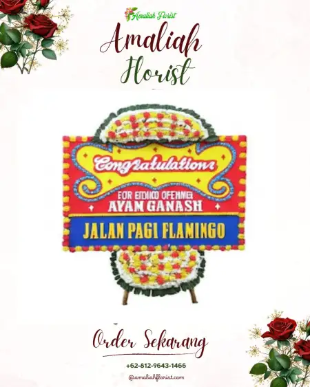 Sewa Papan Bunga Doufo
